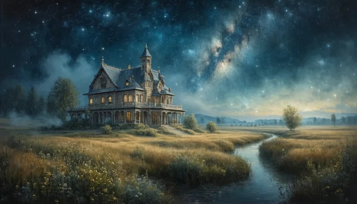 Celestial Veins of Night